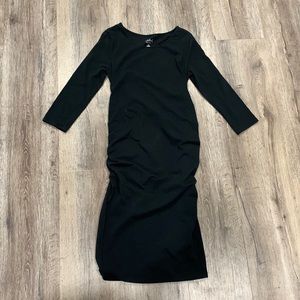 Black maternity dress